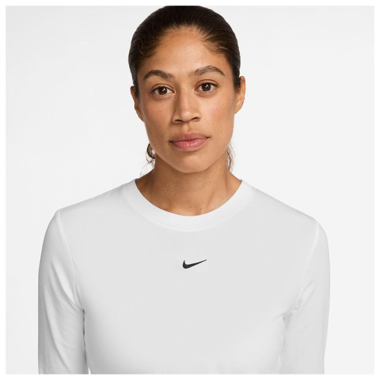 Nike Γυναικεία μακρυμάνικη μπλούζα Sportswear Chill Knit Longsleeve Cropped Top